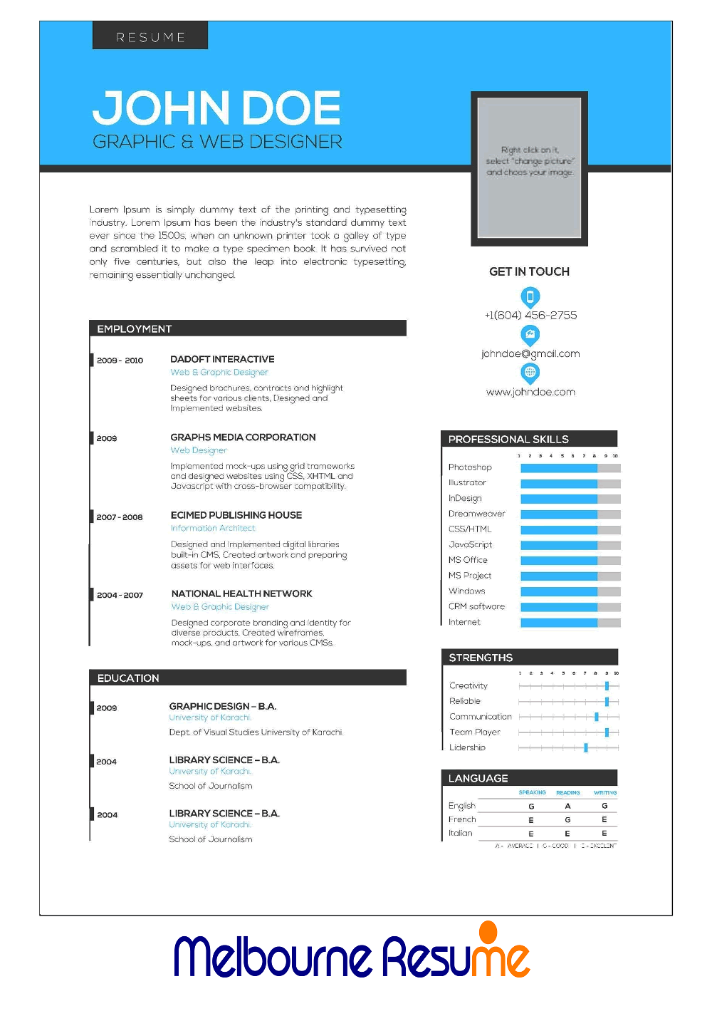 resume melbourne